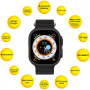 Смарт-годинник AURA X4 ProMax 53mm Black (SWAX453B) (UA)