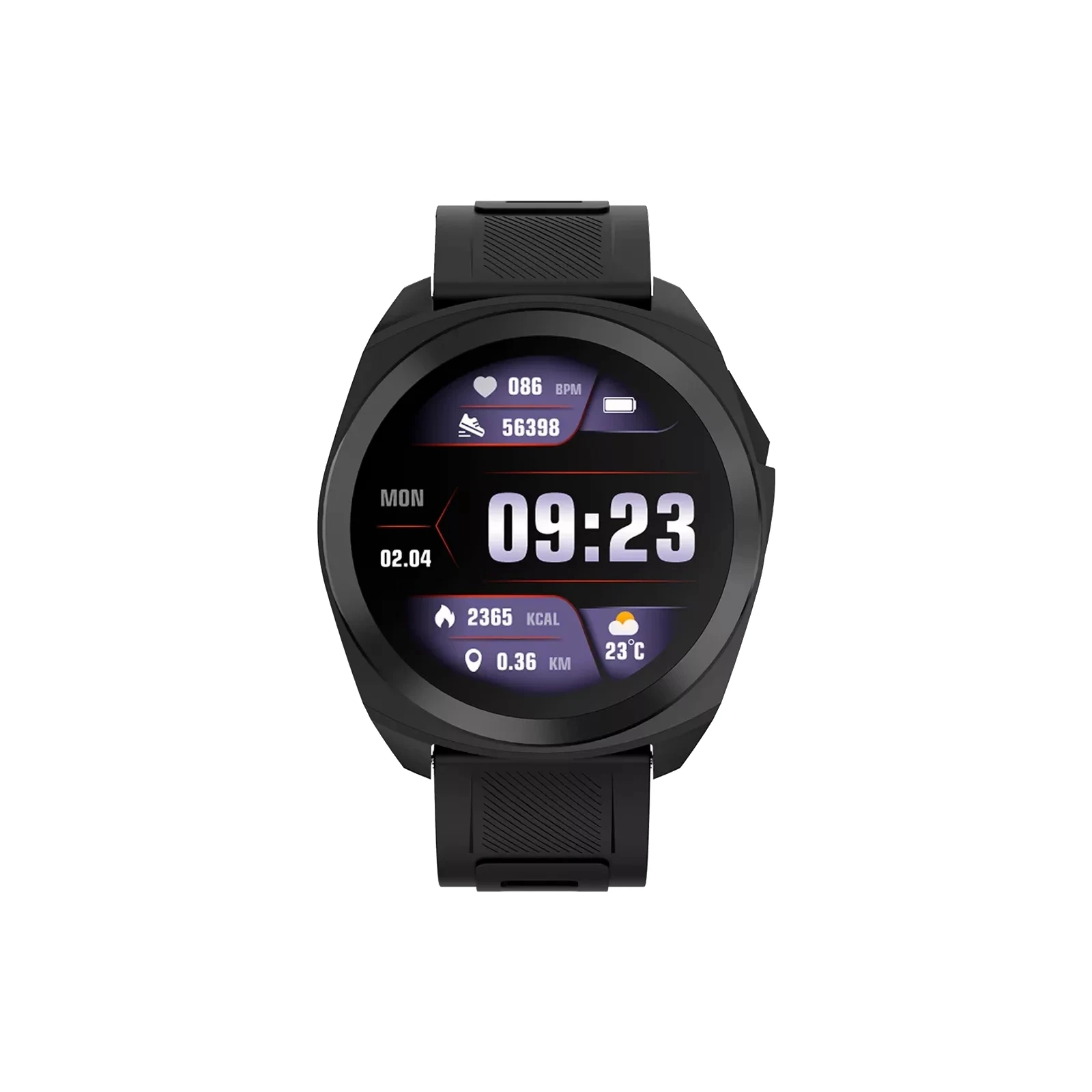 Смарт-годинник Canyon Maveric SW-83 GPS Black (CNS-SW83BB) (UA) Тип дисплея кольоровий