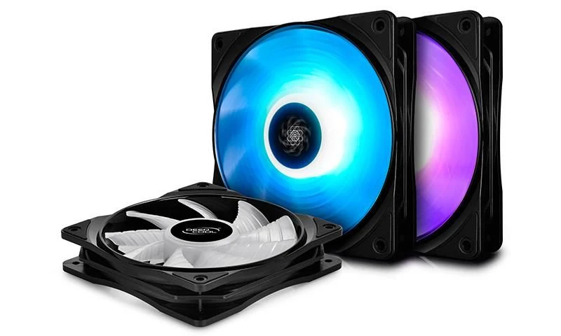 Вентилятор DeepCool RF120-3 IN 1 (DP-FRGB-RF120-3C) (UA) Тип: вентилятор; Назначение: для