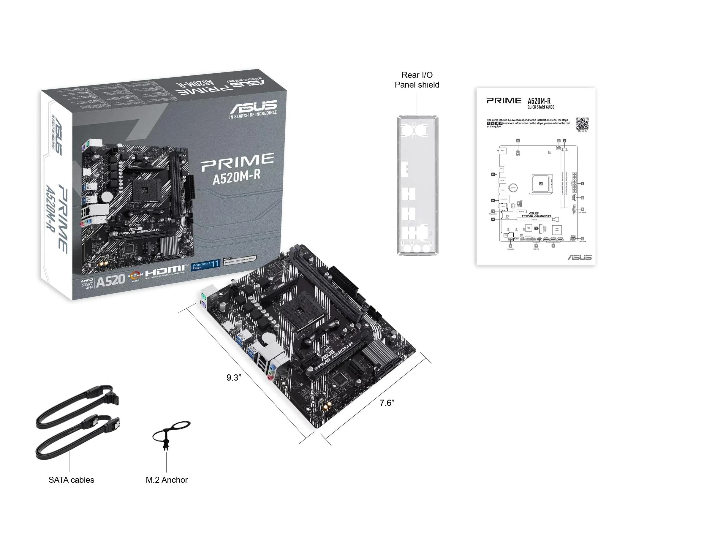 ASUS PRIME A520M-R sAM4 (90MB1H60-M0EAY0) (UA) По направлению: для дома / офиса;