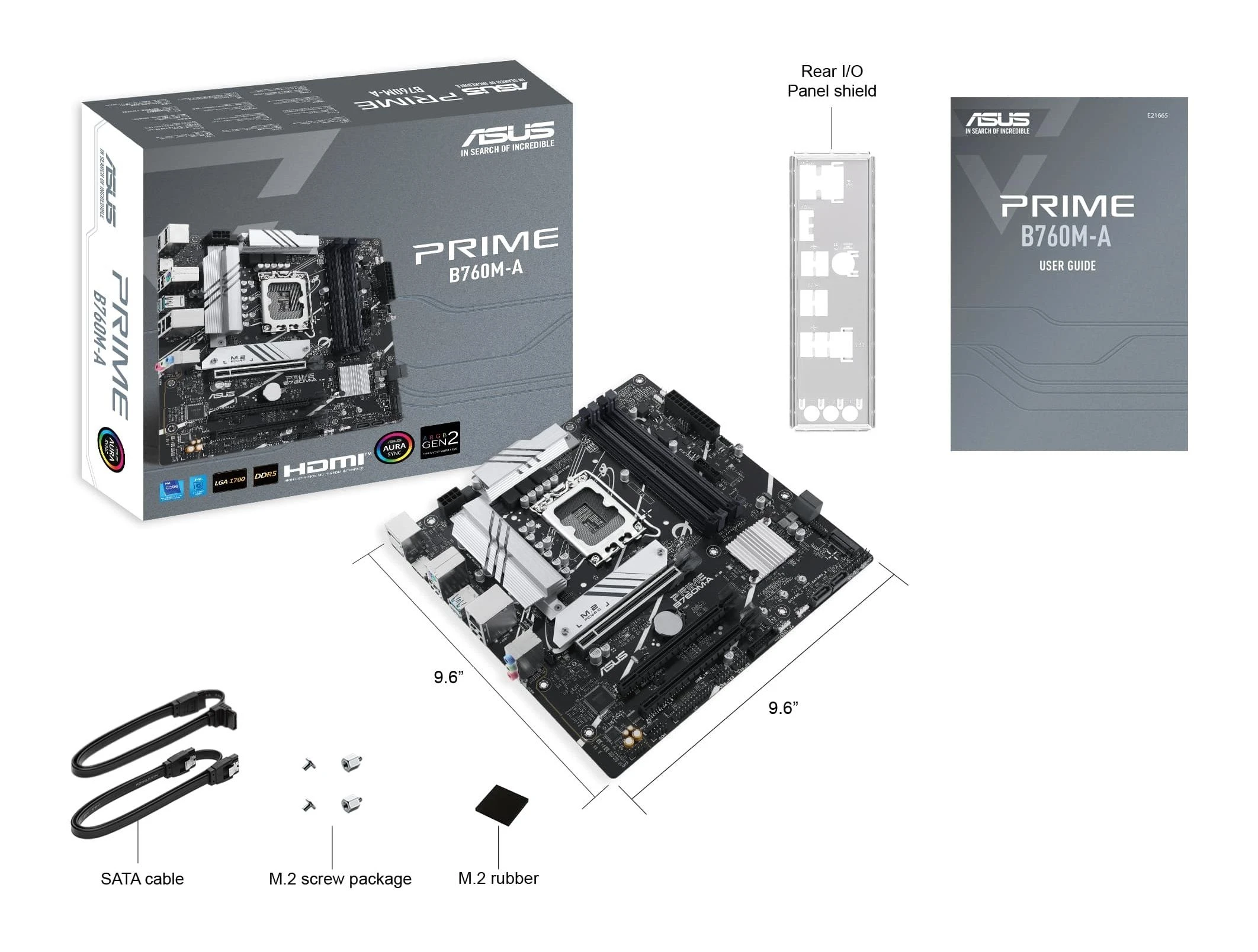 ASUS PRIME B760M-A-CSM s1700 (90MB1EK0-M1EAYC) (UA) Північний міст (чіпсет) Intel B760