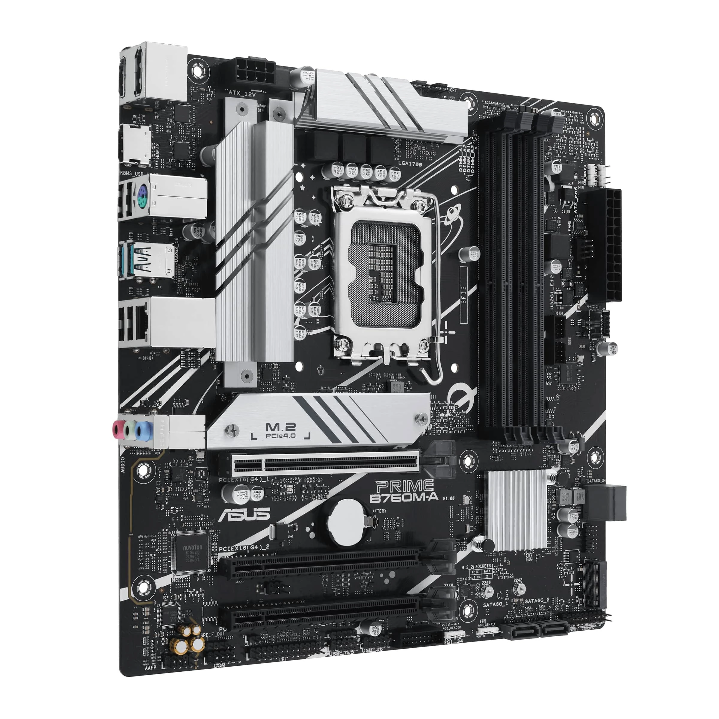 ASUS PRIME B760M-A-CSM s1700 (90MB1EK0-M1EAYC) (UA) Форм-фактор micro-ATX