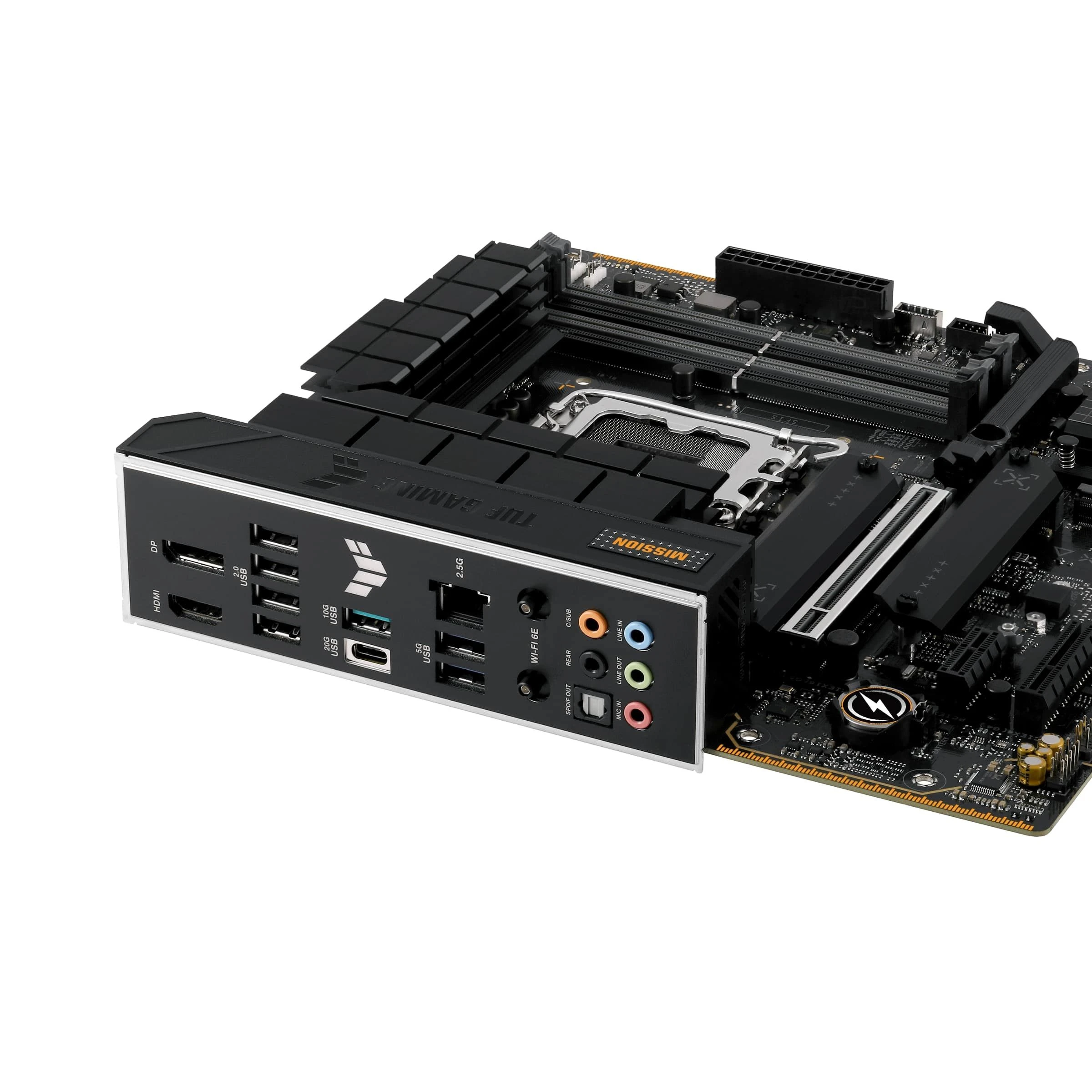 ASUS TUF GAMING B760M-PLUS WIFI II s1700 (90MB1HE0-M0EAY0) (UA) Форм-фактор micro-ATX
