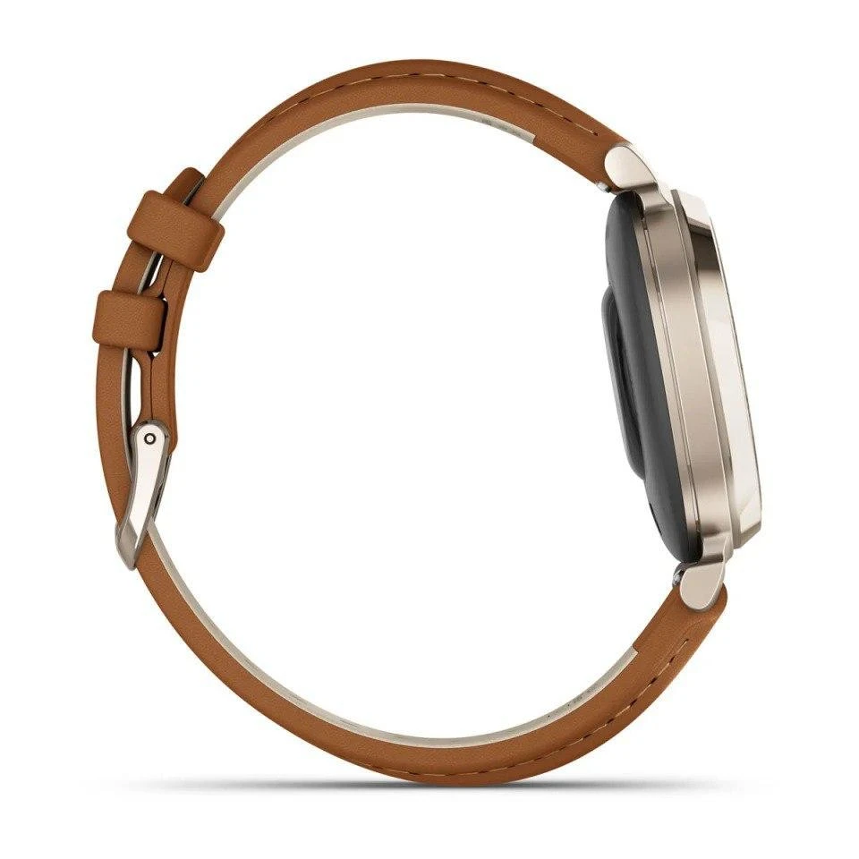 Garmin Lily 2 Classic Cream Gold with Tan Leather Band (010-02839-02) (UA) Бренд Garmin