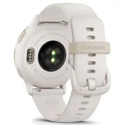 Garmin vivoactive 5 Cream Gold Aluminum Bezel with Ivory Case and Silicone Band (010-02862-11)