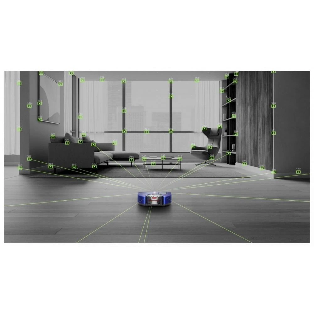 Dyson 360 VisNav (304623-01, 304619-01) Емкость пылесборника, мл 570