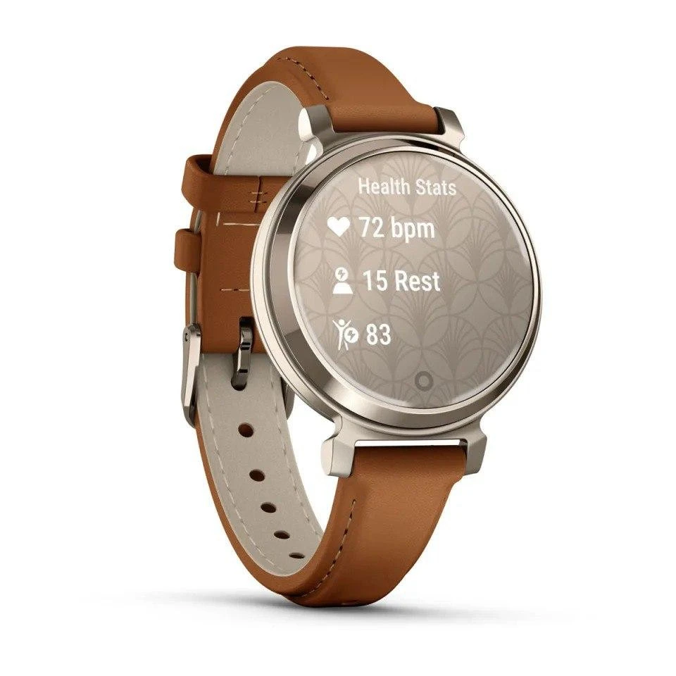 Garmin Lily 2 Classic Cream Gold з Tan Leather Band (010-02839-02) (UA) Android є