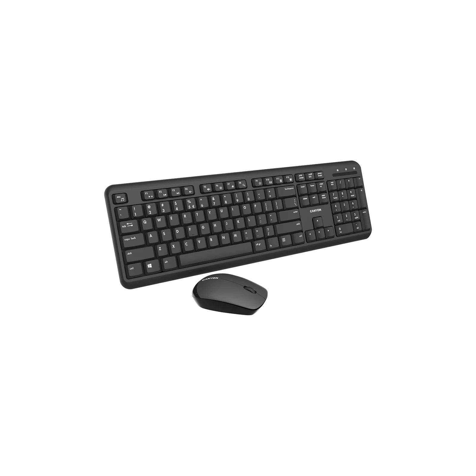 Canyon SET-W20 Velvet Wireless Silent UA Black (CNS-HSETW02) (UA) Конструкция мембранная