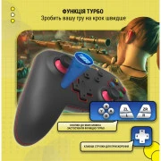 Геймпад GamePro MG1200 Wireless Black-Blue (MG1200) (UA)