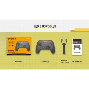 Геймпад GamePro MG1200 Wireless Black-Blue (MG1200) (UA)