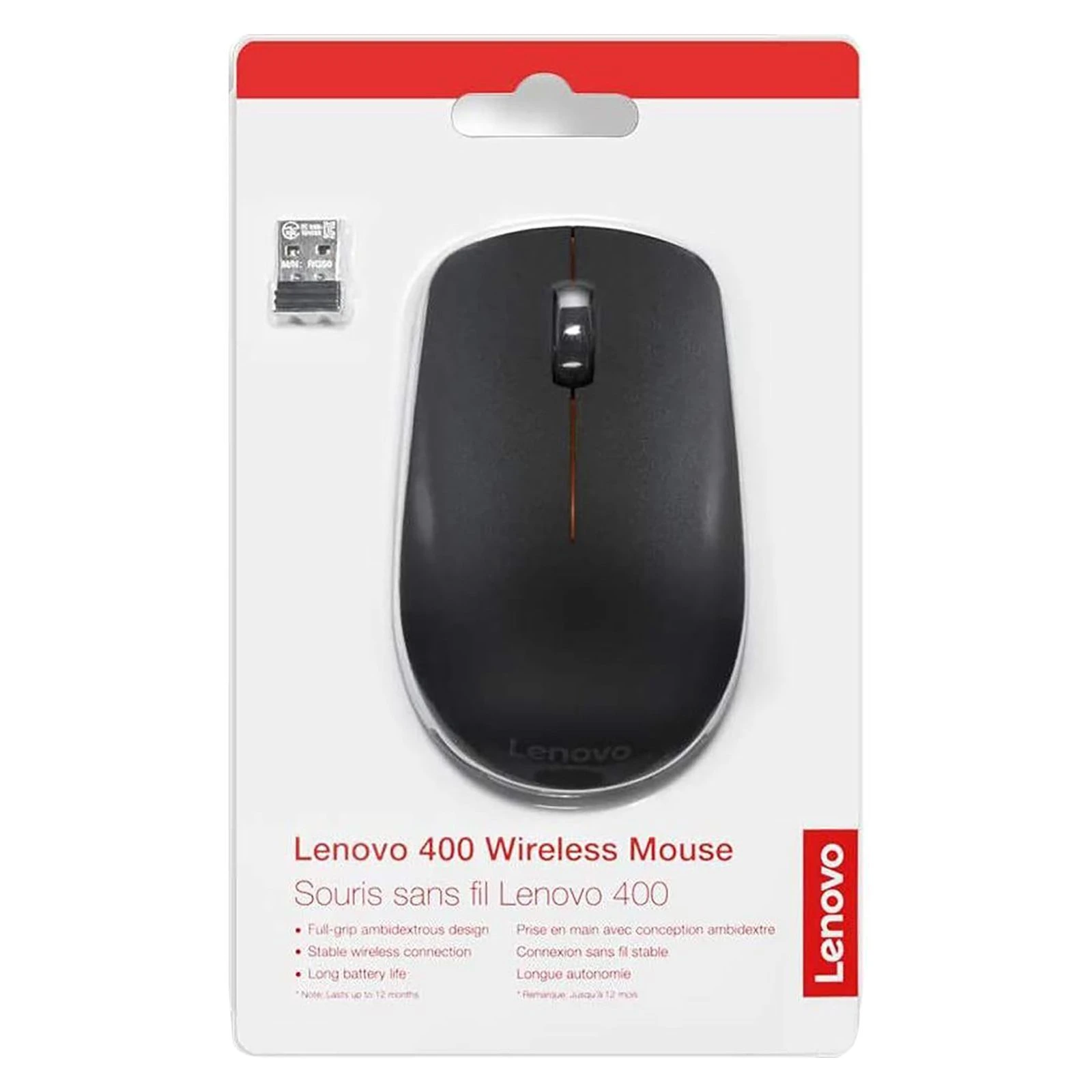 Lenovo 400 Wireless Black (GY50R91293) (UA) Підключення: бездротове;