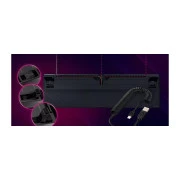 Lorgar Azar 514 RGB USB UA Black (LRG-GK514B-UA) (UA)