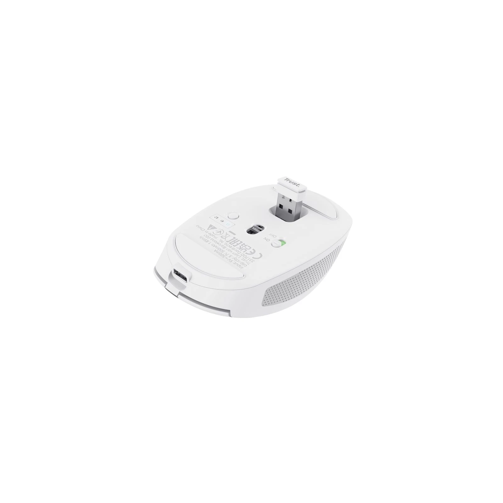 Trust Ozza compact Bluetooth/Wireless/USB-A White (24933) (UA) Підключення: бездротове;