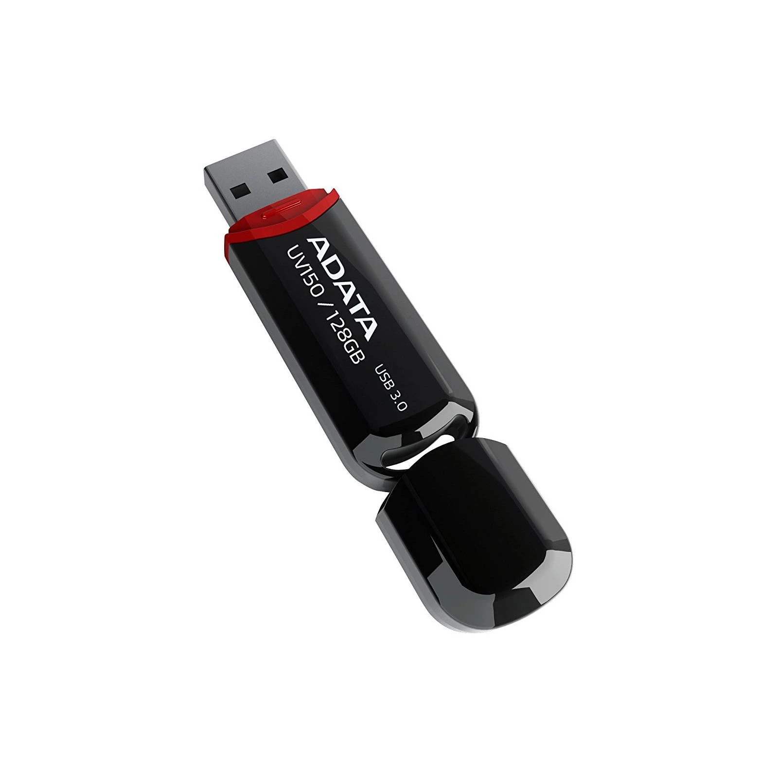 ADATA 128GB UV150 Black USB 3.0 (AUV150-128G-RBK) (UA) Объем памяти 128 Gb