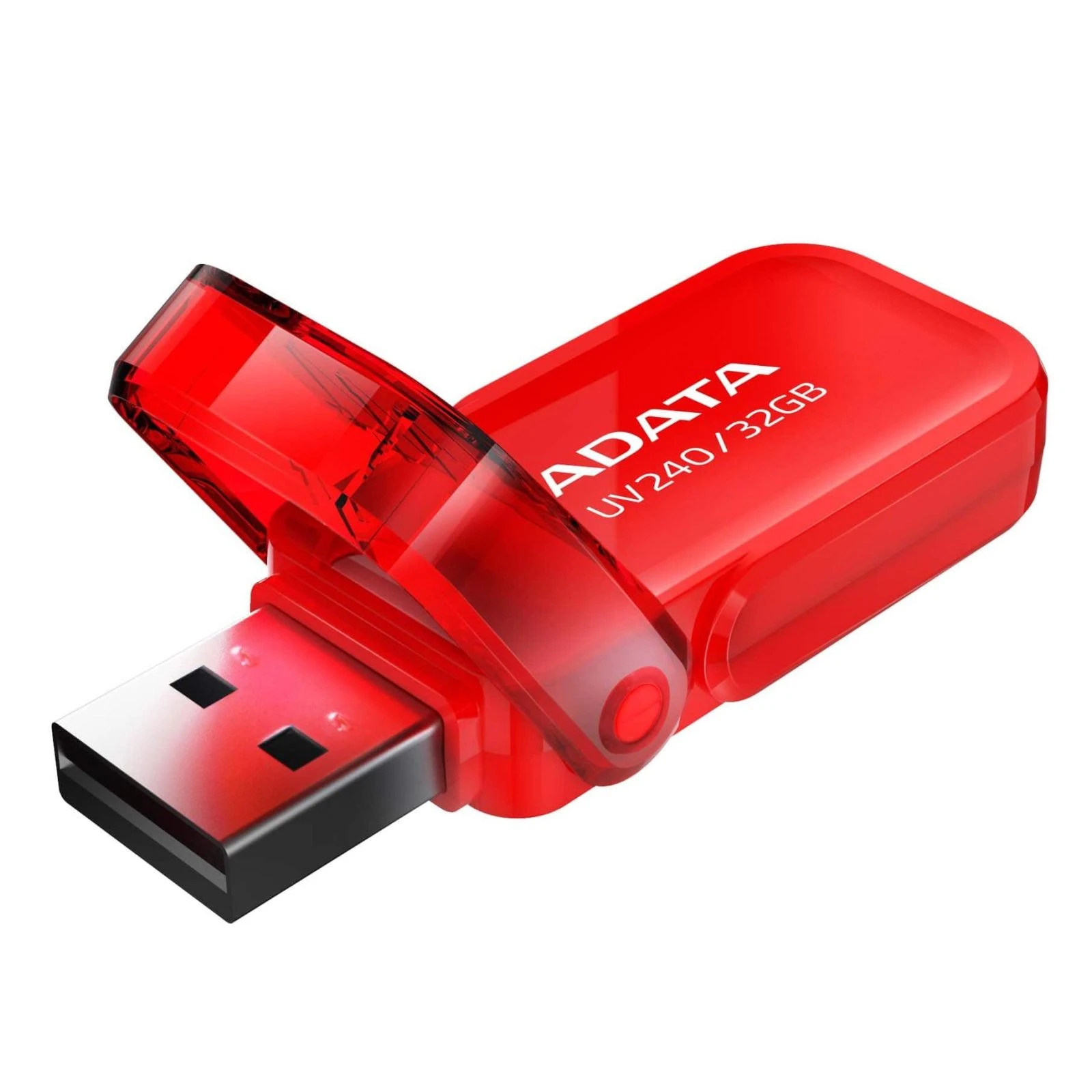 ADATA 32GB UV240 Red USB 2.0 (AUV240-32G-RRD) (UA) Максимальна швидкість читання 30 Мбайт/сек