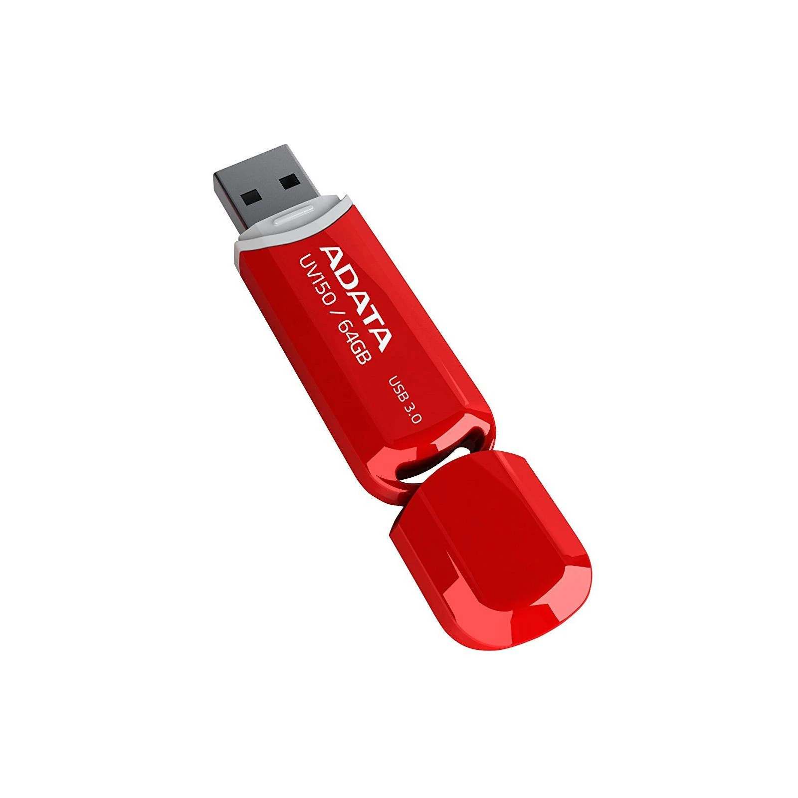 ADATA 64GB UV150 Red USB 3.0 (AUV150-64G-RRD) (UA) Об'єм пам'яті 64 Gb