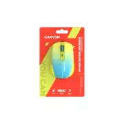 Canyon MW-44 LED Rechargeable Wireless/Bluetooth Yellow Blue (CNS-CMSW44UA) (UA)