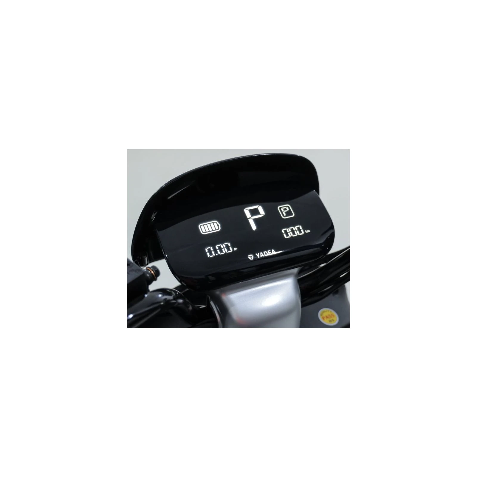 Електроскутер Yadea E8S 2000Вт, чорний (1605953) (UA) Максимальна швидкість 50 км/год