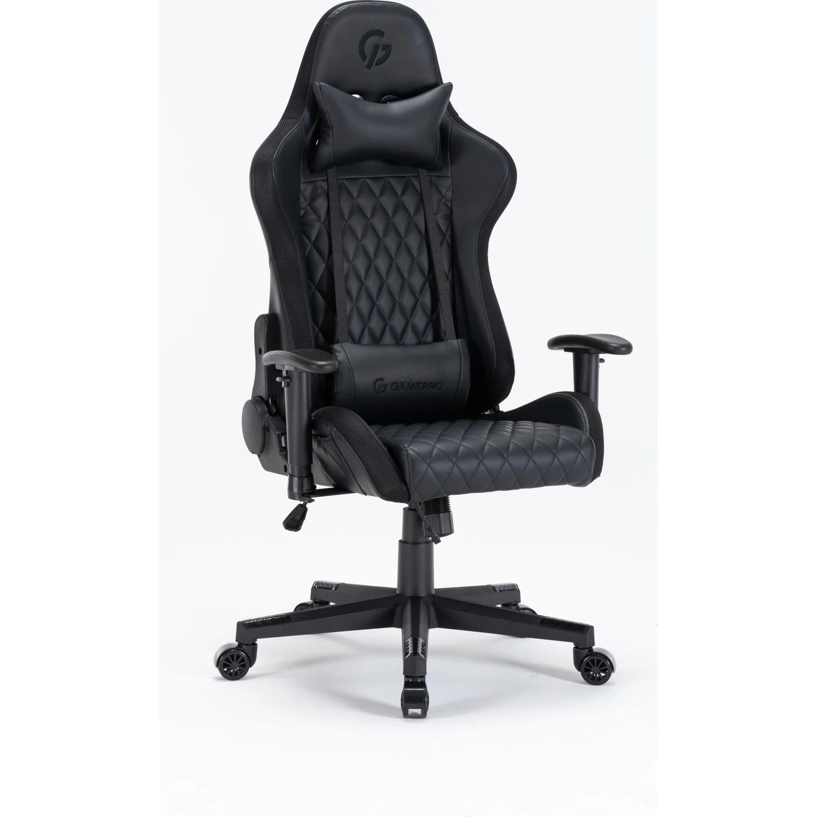 GamePro Hero RGB Black (GC-700-Black) (UA) Розмір сидіння 51 х 40 см