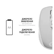 GamePro M267G Silent Click Wireless Gray (M267G) (UA)