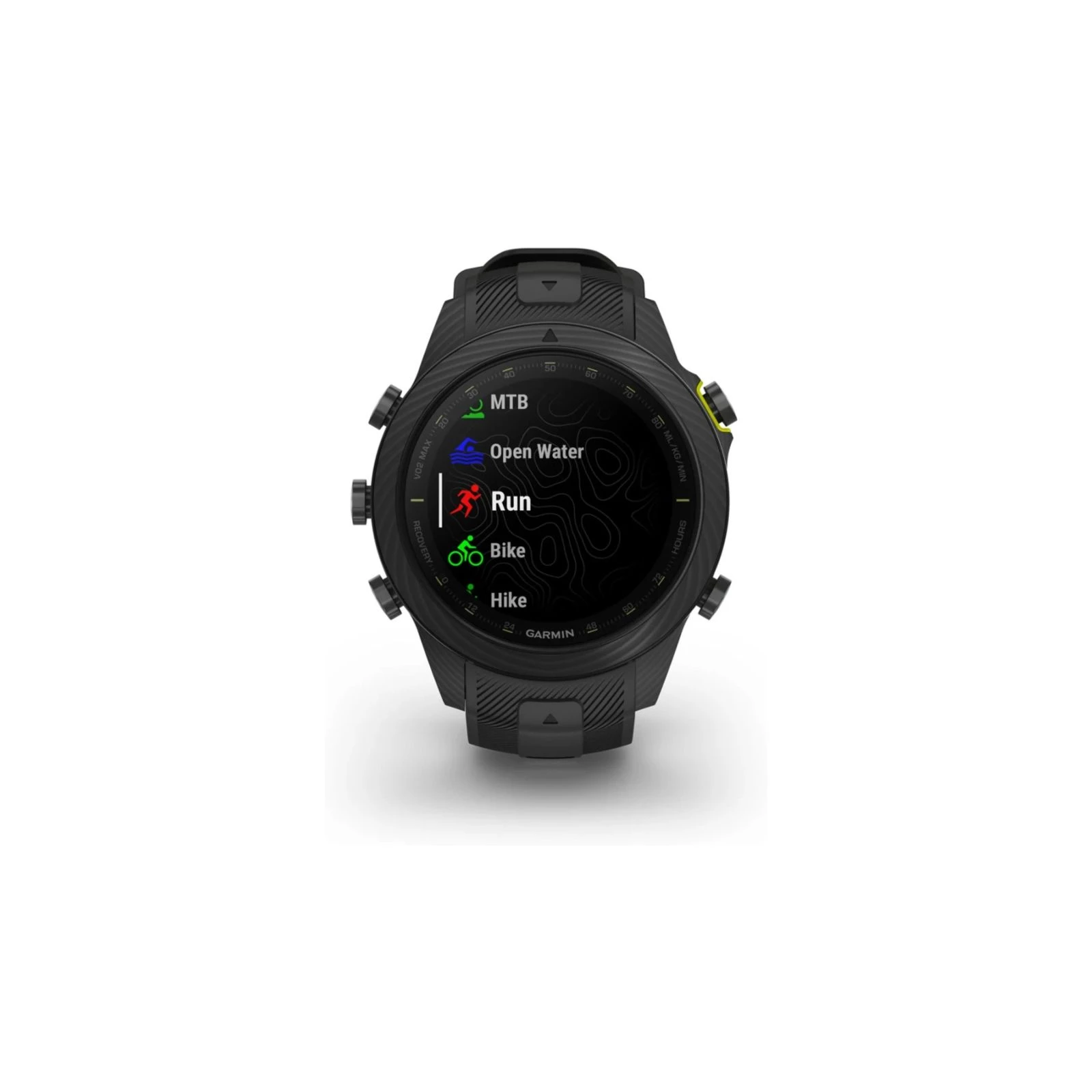 Garmin MARQ Athlete Gen 2, Carbon, GPS (010-02722-11) (UA) Форма годинника круглі