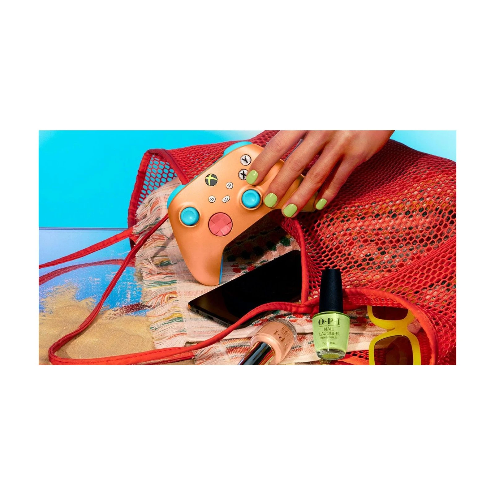 Геймпад Microsoft Xbox Wireless Controller Sunkissed Vibes Orange Special Edition (QAU-00118) Особливість З зворотним зв'язком , Два вбудовані вібромотори