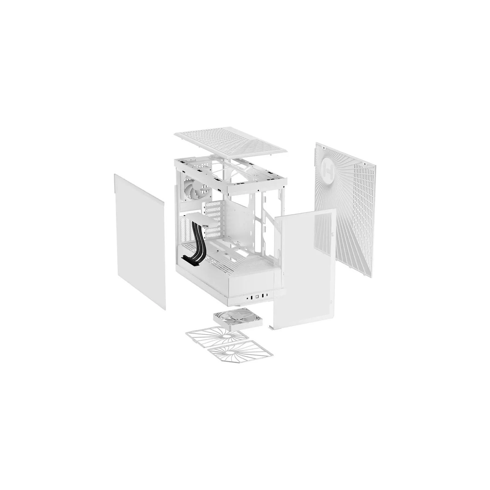 Hyte Y40 White (CS-HYTE-Y40-WW) (UA) Типоразмер Miditower