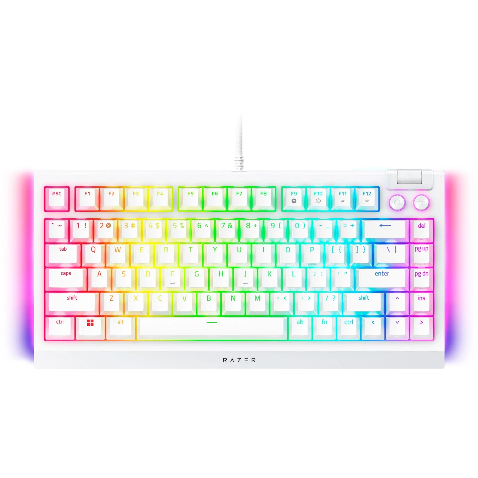 Razer BlackWidow V4 75 USB UA White (RZ03-05001700-R3M1) (UA) Формат клавіатури TKL