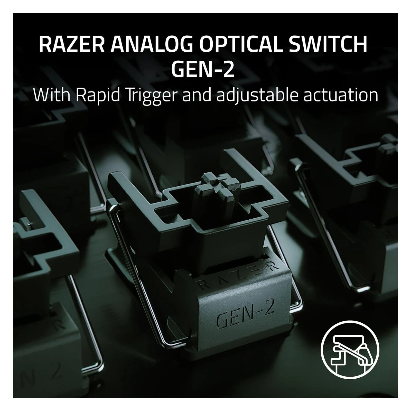 Razer Huntsman V3 Pro Mini USB UA Black (RZ03-04990100-R3M1) (UA) Інтерфейс підключення USB