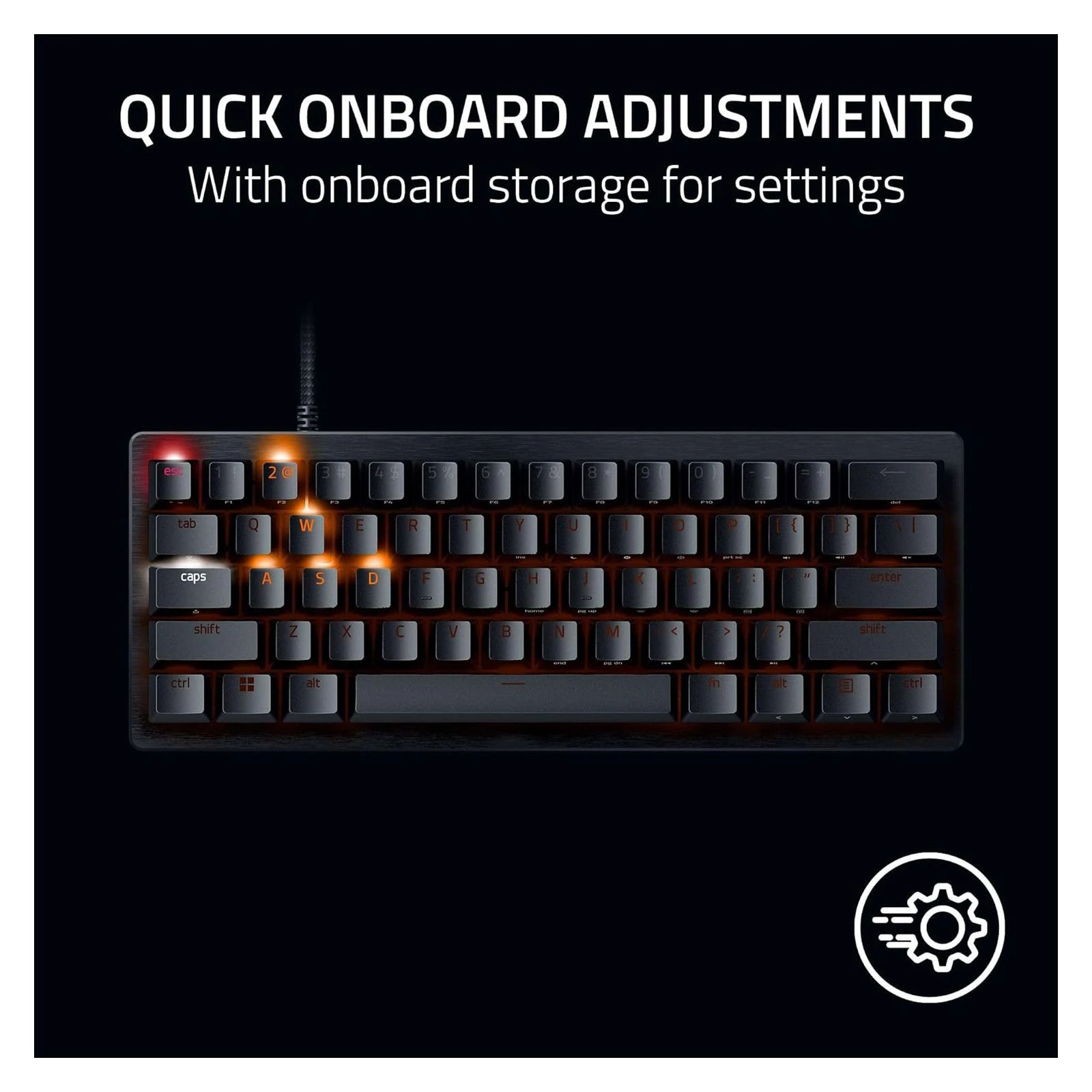 Razer Huntsman V3 Pro Mini USB UA Black (RZ03-04990100-R3M1) (UA) Тип підключення провідна