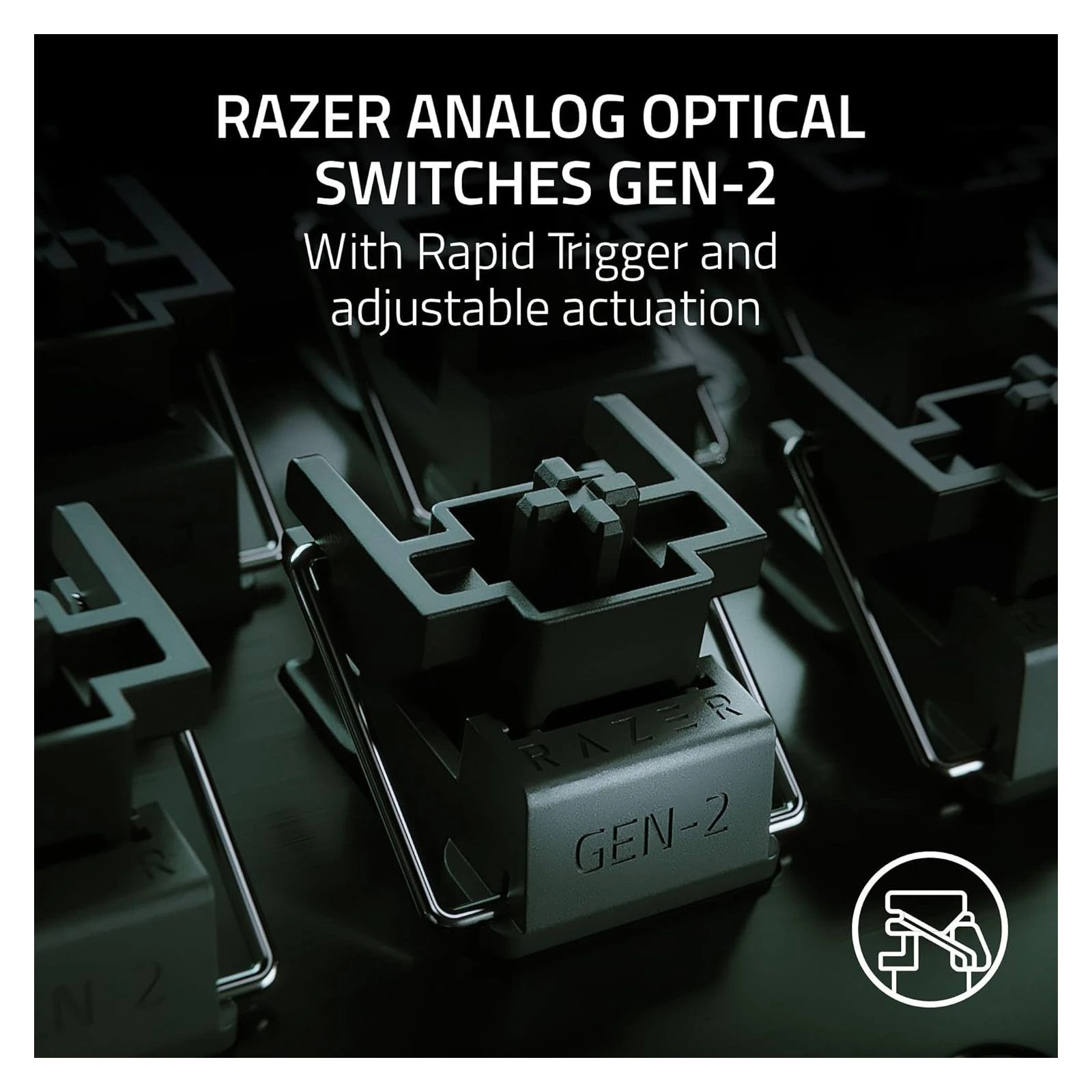 Razer Huntsman V3 Pro USB UA Black (RZ03-04970100-R3M1) (UA) Тип подключения проводная