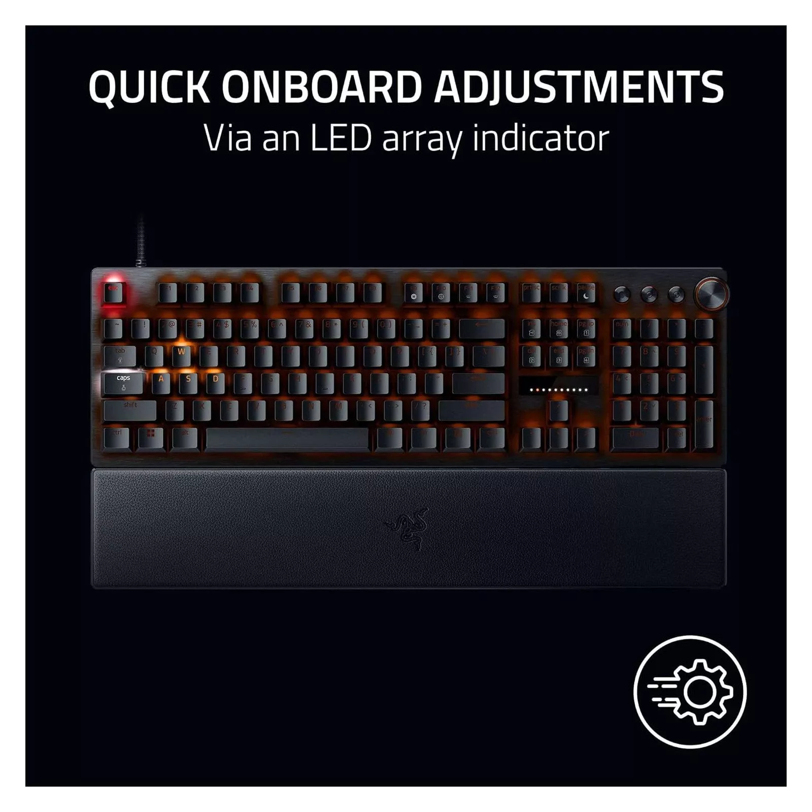 Razer Huntsman V3 Pro USB UA Black (RZ03-04970100-R3M1) (UA) Конструкция оптическая/механическая