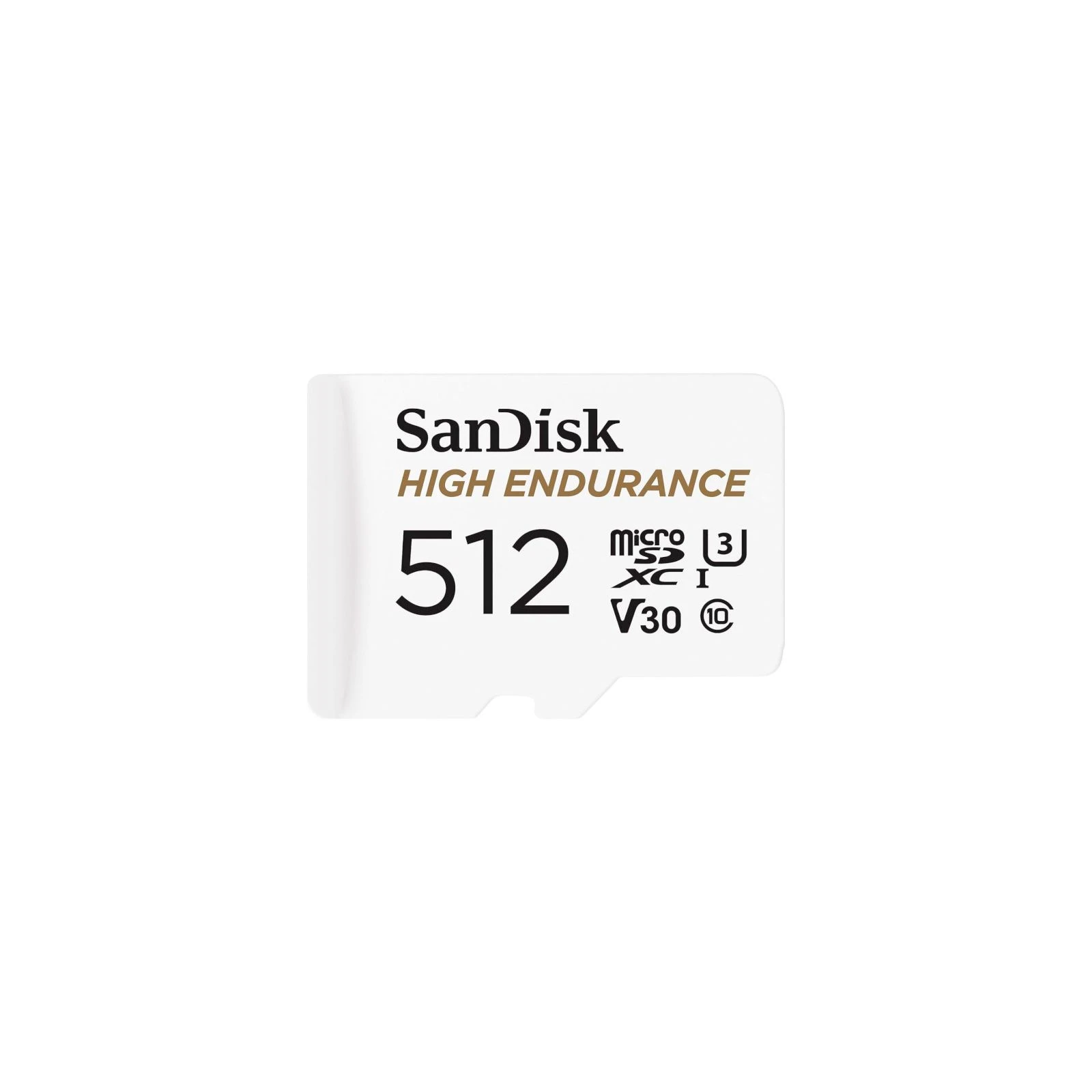 SanDisk 512GB microSDXC High Endurance UHS-I U3 V30 + SD adapter (SDSQQNR-512G-GN6IA) Тип карты памяти: microSDXC; Объем
