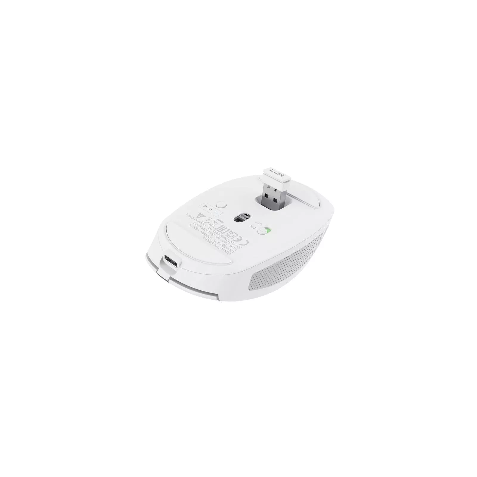 Trust Ozza compact Bluetooth/Wireless/USB-A White (24933) (UA) Підключення: бездротове;