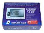 Кронштейн КВАДО К-22 чёрный (VESA100х100)