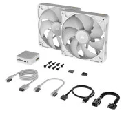 Вентилятор Corsair iCUE LINK RX140 RGB 140mm PWM Fan Twin Starter Kit White (CO-9051024-WW) (UA)
