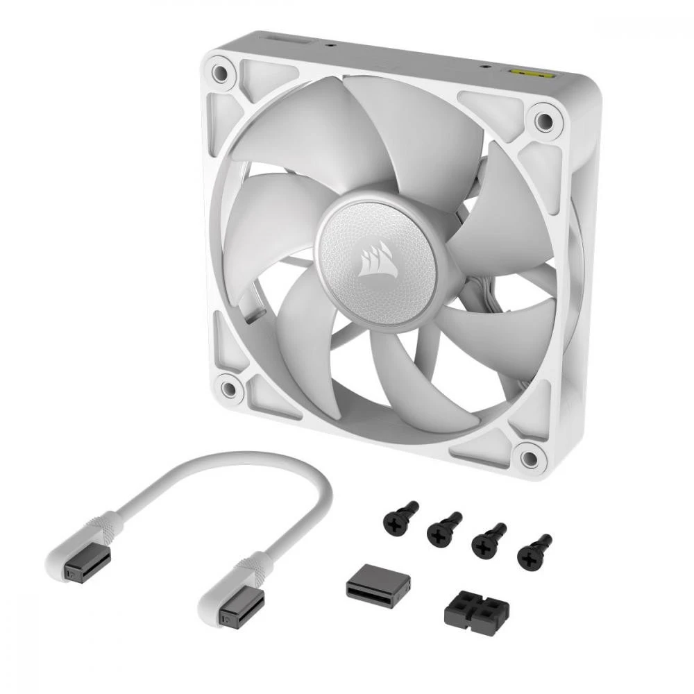 Вентилятор Corsair iCUE LINK RX140 RGB 140mm PWM White (CO-9051023-WW) (UA) Бренд: Corsair; Призначення: корпус;