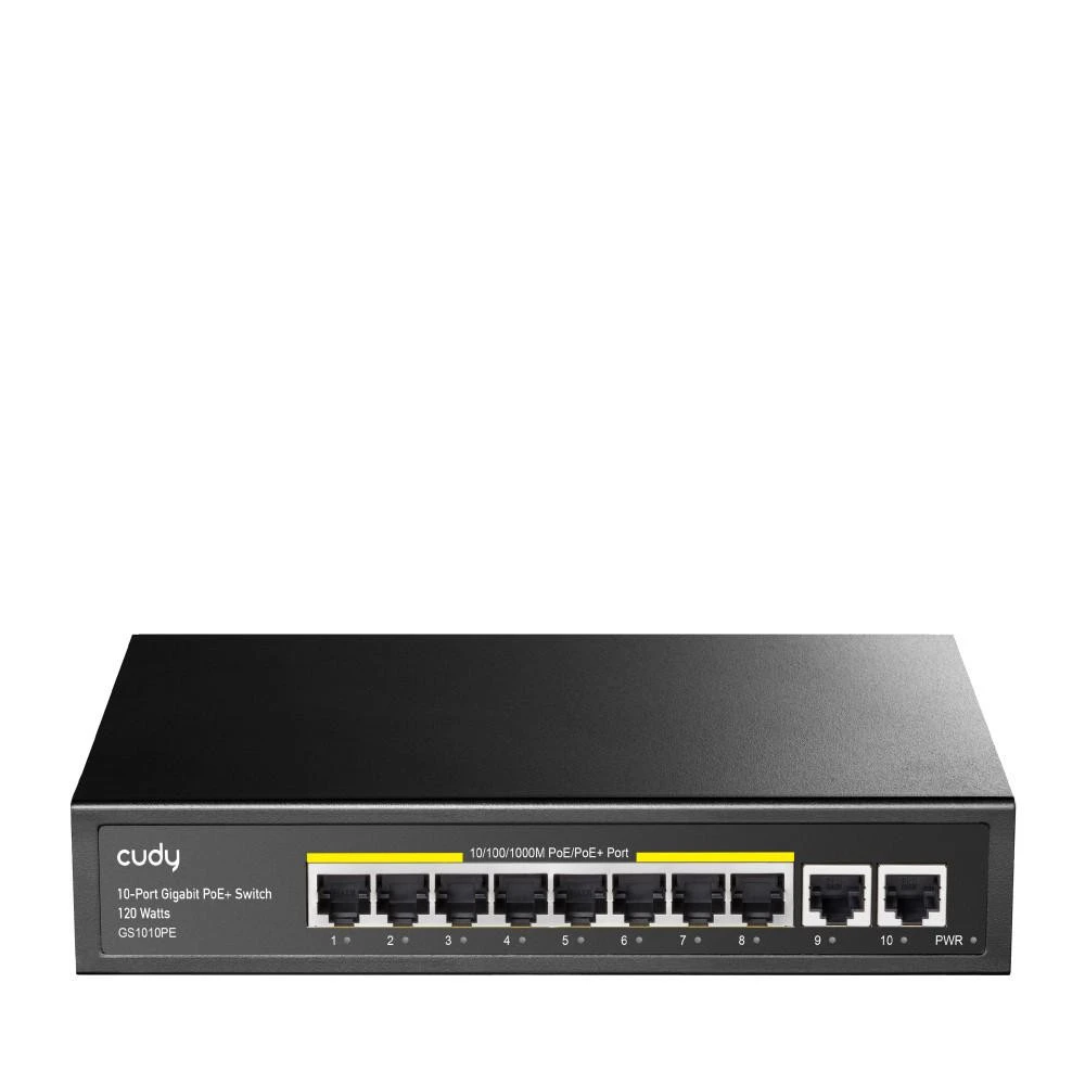 Коммутатор неуправляемый Cudy GS1010PE (UA) Бренд: Cudy; Количество портов Gigabit