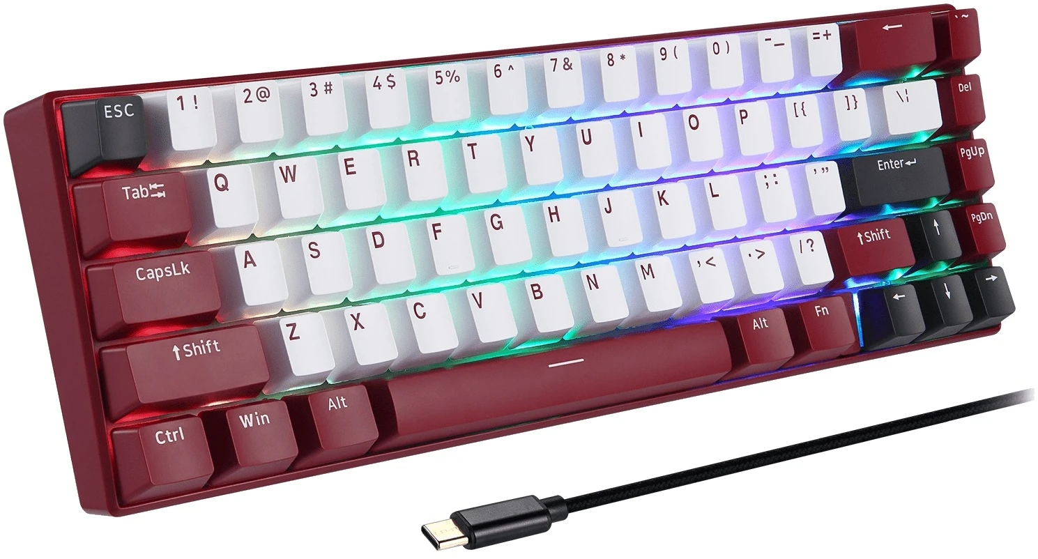 Motospeed BK67 Longhua Red Red (mtbk67rmr) Тип подключения: беспроводное