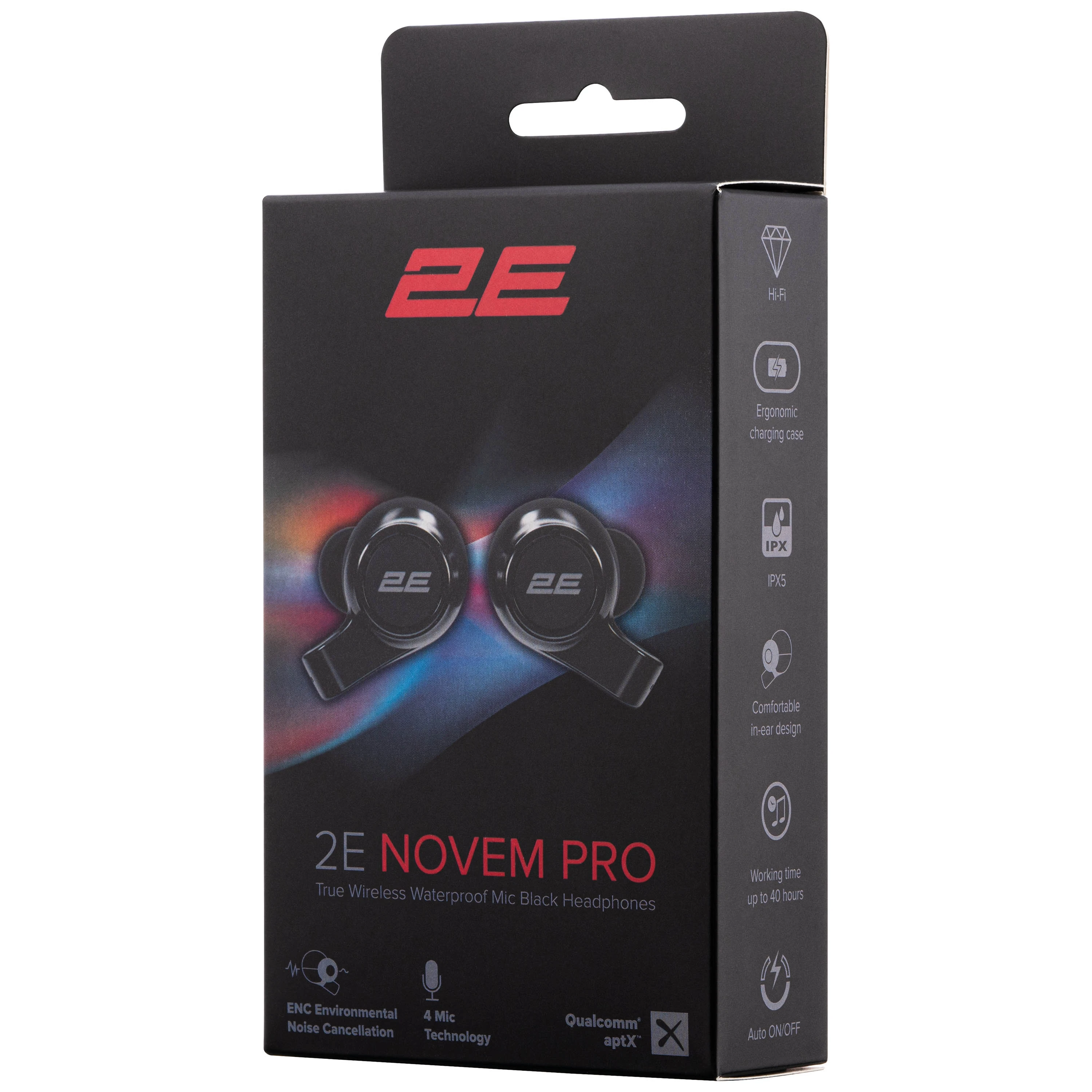 2E Novem Pro True Wireless Waterproof Mic Black (2E-EBTWNPBK) (UA) Номинальное сопротивление 32 Ом