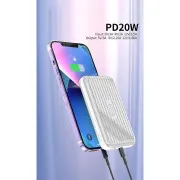 Power Bank Wuw 10000mAh Magnetick 20w Y104 White Silver