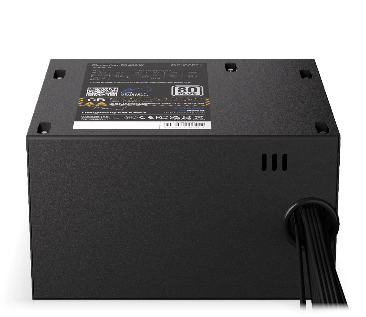 ENDORFY Elementum E5 450W 80 Plus (EY7A002) EU Рознімання живлення  непридатний