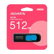 ADATA 512GB AUV 128 Black/Blue USB 3.2 (AUV128-512G-RBE) (UA)