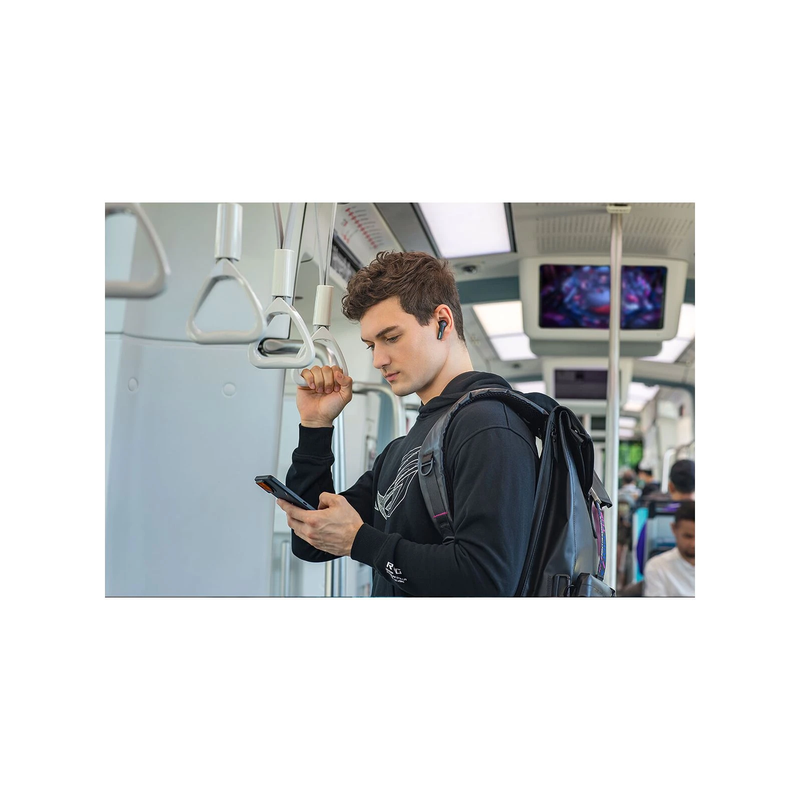 ASUS ROG Cetra True Wireless SpeedNova Black (90YH03Y0-BMUA00) (UA) Інтерфейс підключення Bluetooth