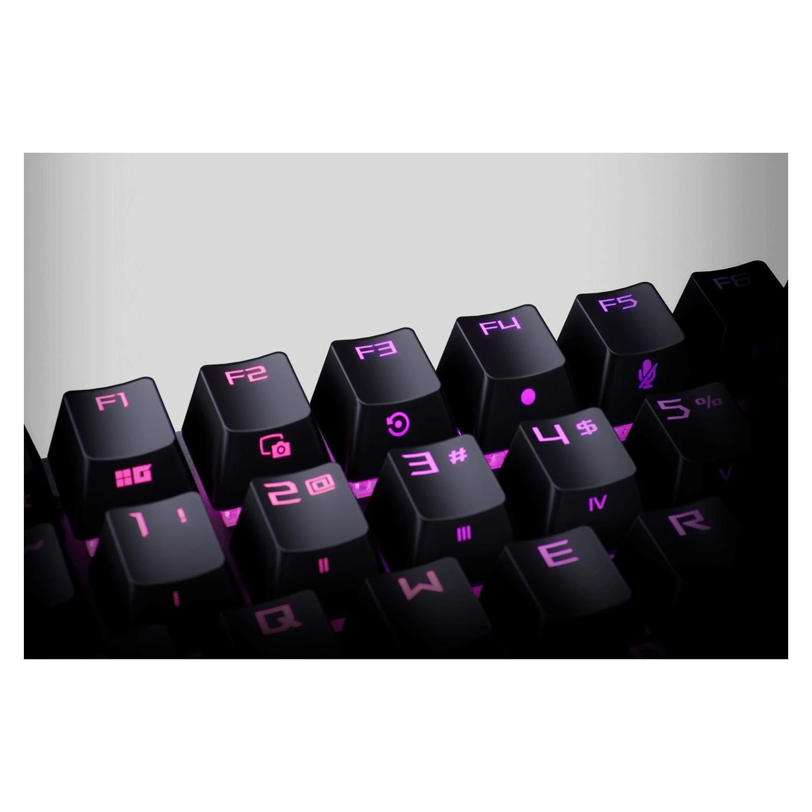 ASUS ROG Strix Scope II RX Red ABS UA USB Black (90MP0350-BKMA00) (UA) Тип: з підсвічуванням, ігрова;