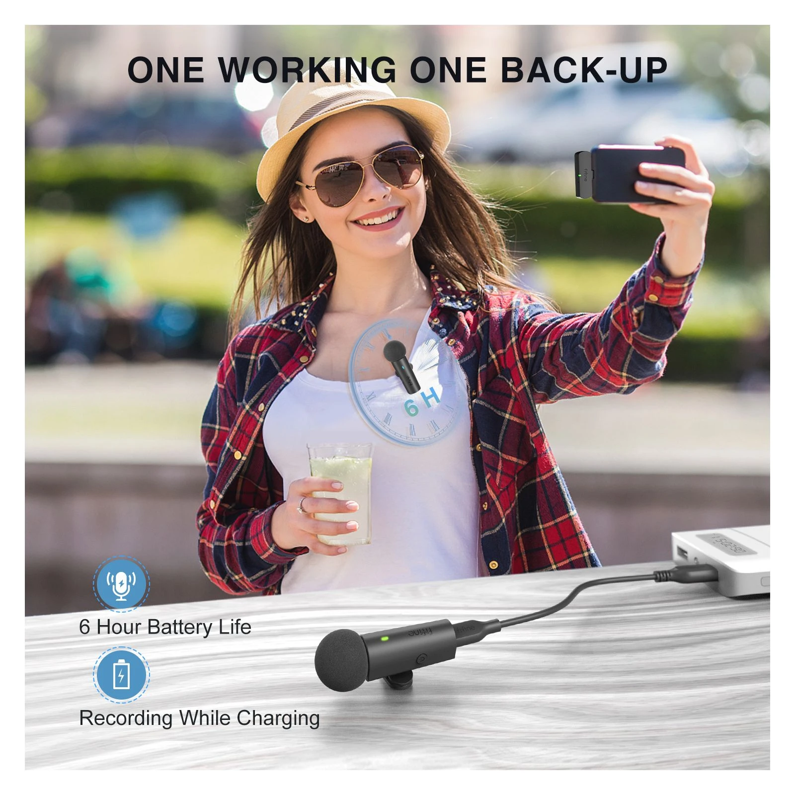 Fifine M8 Wireless (M8) (UA) Спрямованість всеспрямований (360°)