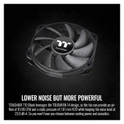 Кулер для процесора ThermalTake TOUGHAIR 710 Black (7 CL-P117-CA14BL-A) (UA)