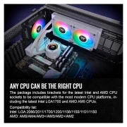 Система водяного охолодження ThermalTake TH240 V2 ARGB Sync Snow Edition (CL-W364-PL12SW-A) (UA)