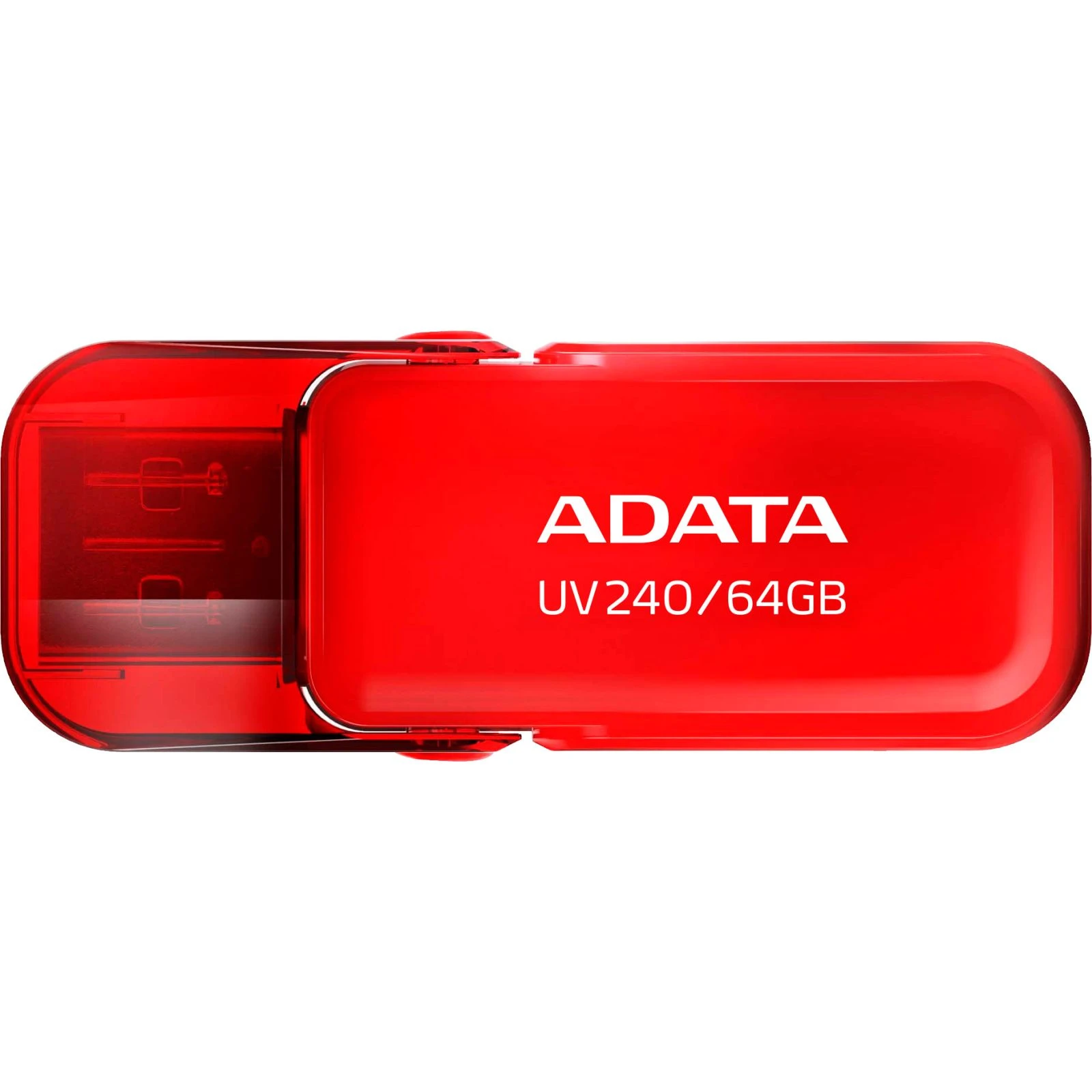 ADATA 64GB AUV 240 Red USB 2.0 (AUV240-64G-RRD) (UA) Объем памяти 64 Gb