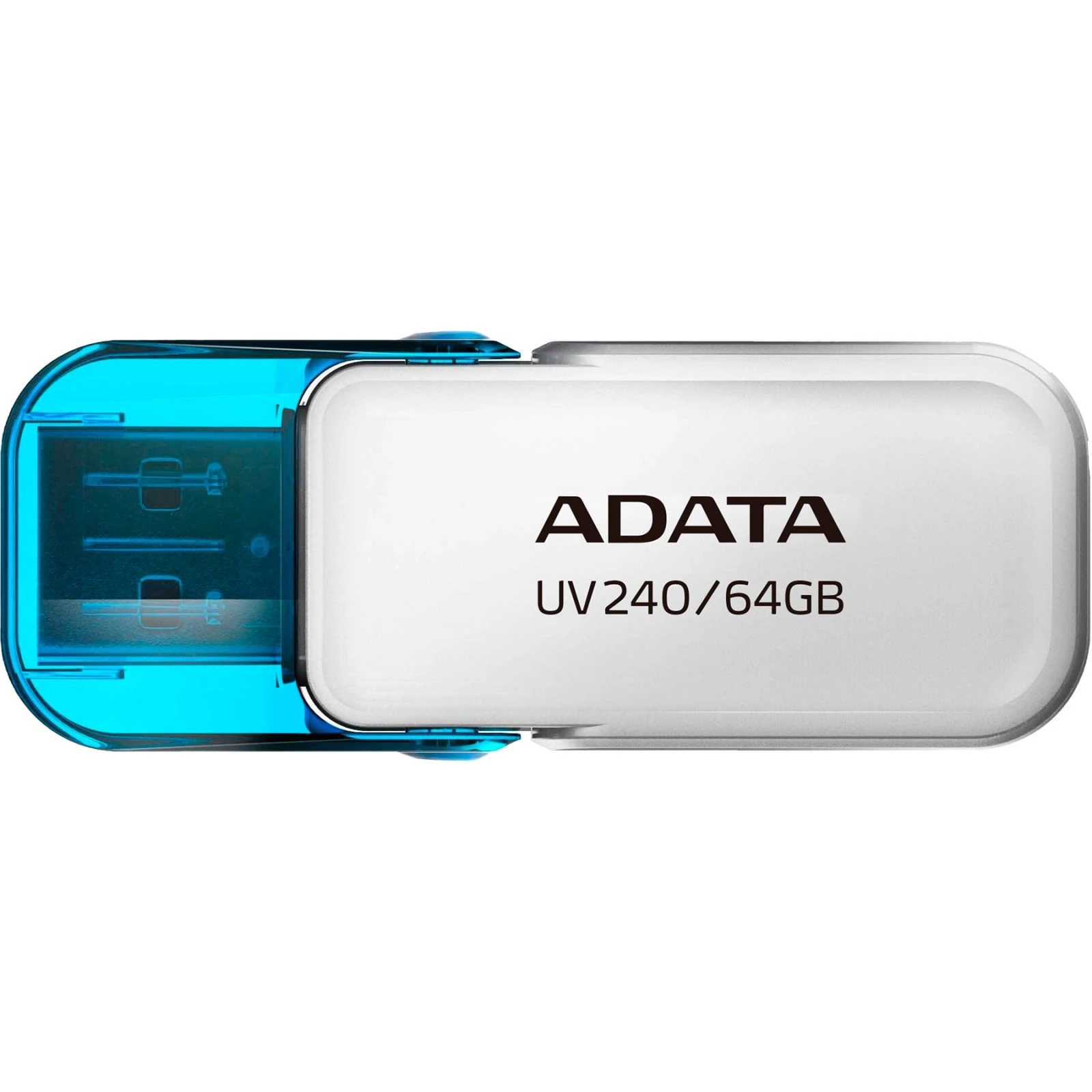 ADATA 64GB AUV 240 White USB 2.0 (AUV240-64G-RWH) (UA) Объем памяти 64 Gb